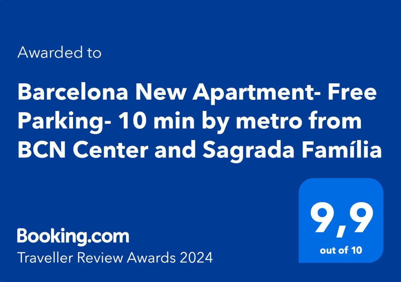 Barcelona Chic Apartments- Free Parking - 10 Min From Bcn City Centre By Metro Exterior foto